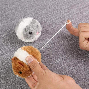 Running Mouse Plush Toy Cat Toys KittyNook Brown